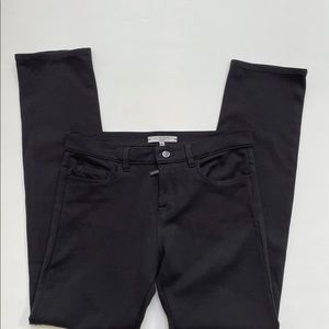 AMEN Womens Size 42 Black Skinny Legs Stretchy Classic Pants Italy